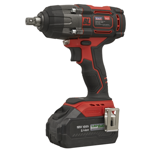 1/2"Sq Drive Cordless Brushless Impact Wrench 18V 4Ah CP650LI