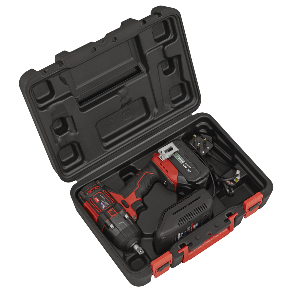 1/2"Sq Drive Cordless Brushless Impact Wrench 18V 4Ah CP650LI