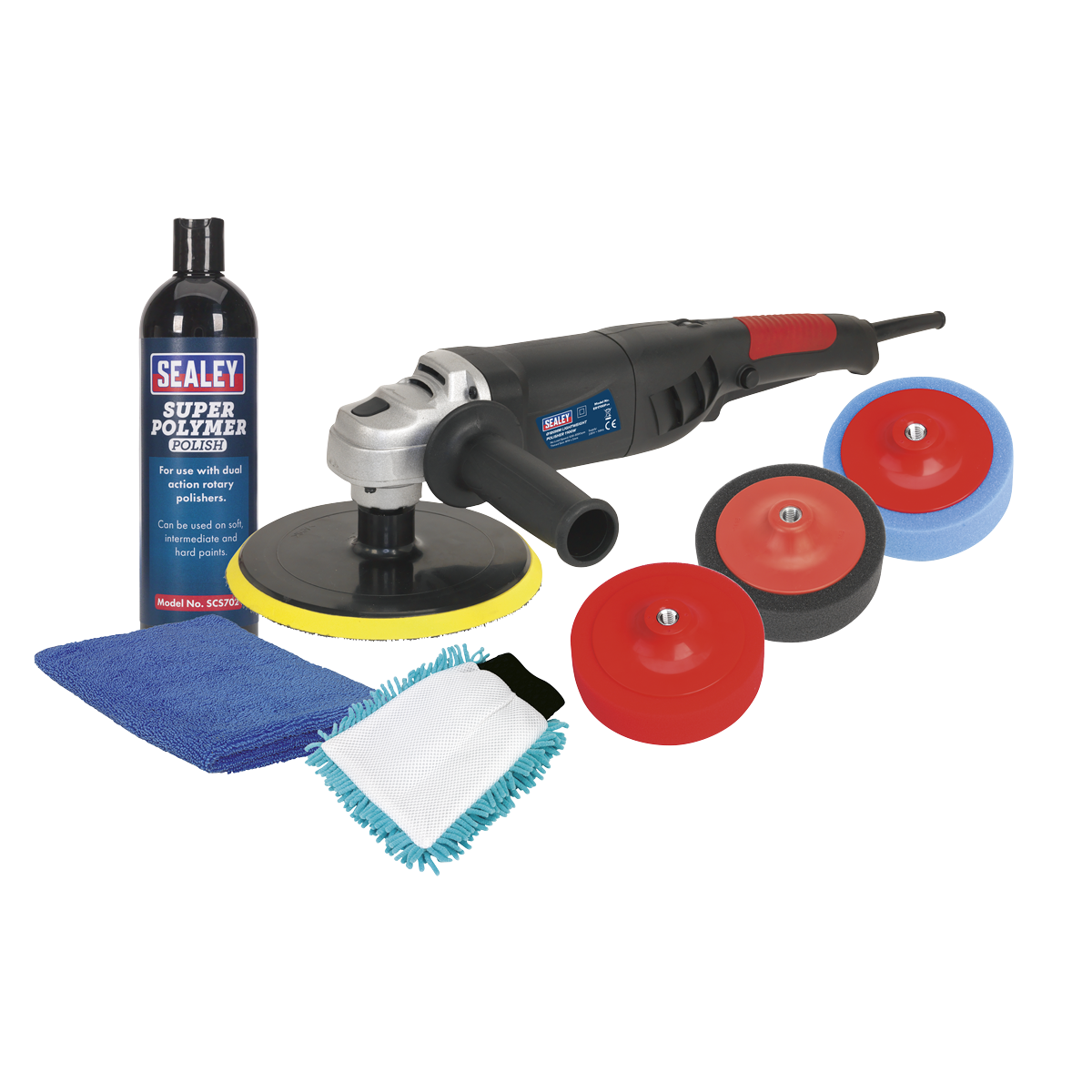 180mm Pro Electric Polisher Kit 1100W/230V CPK03