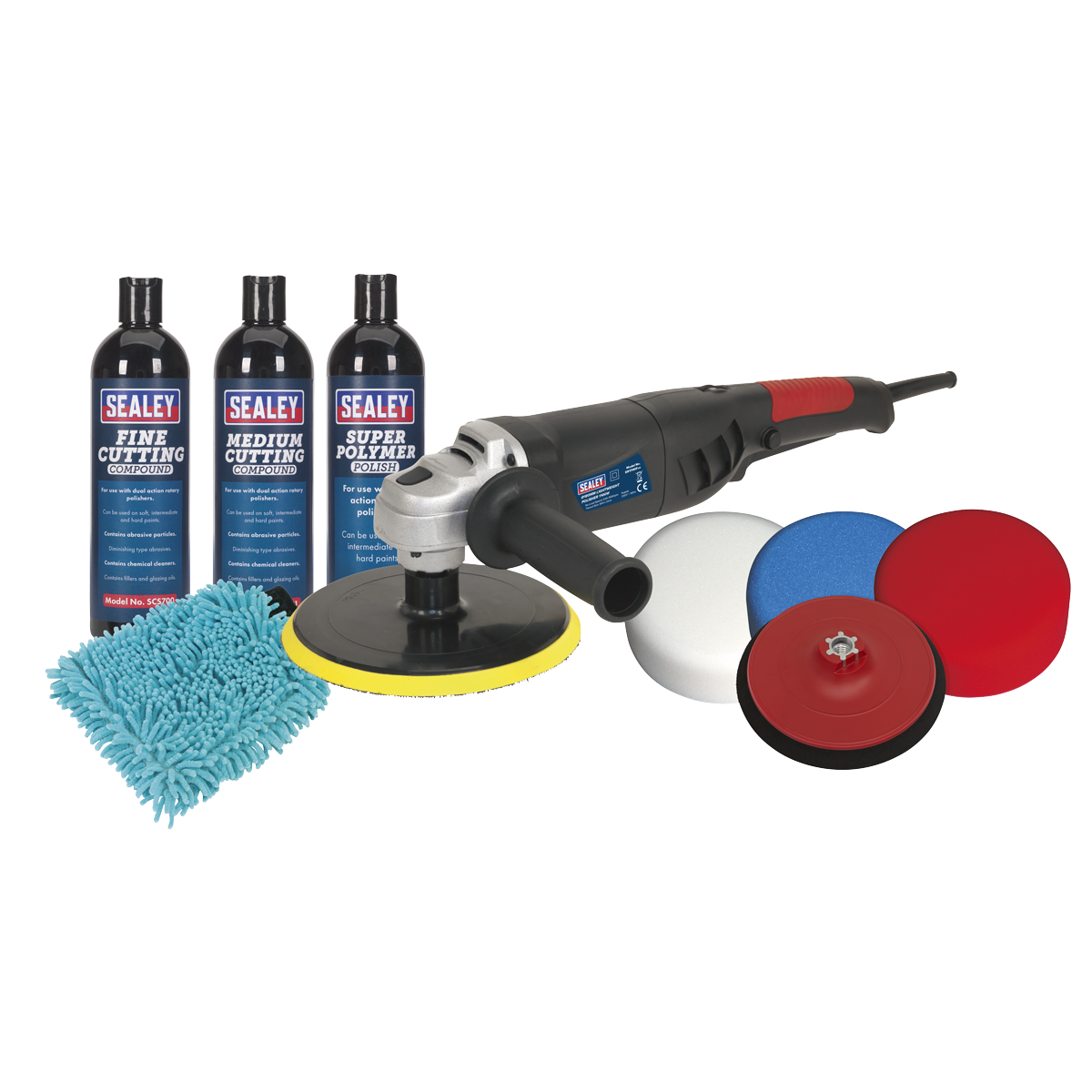 180mm Pro Polishing & Compounding Kit 1100W/230V CPK05