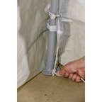 Dome Roof Car Port Shelter 4 x 6 x 3.1m CPS03