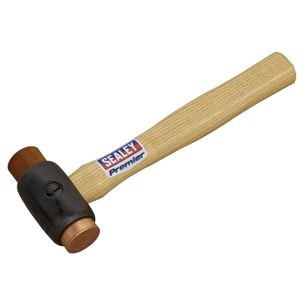 Copper/Rawhide Faced Hammer with Hickory Shaft 1.5lb CRF15