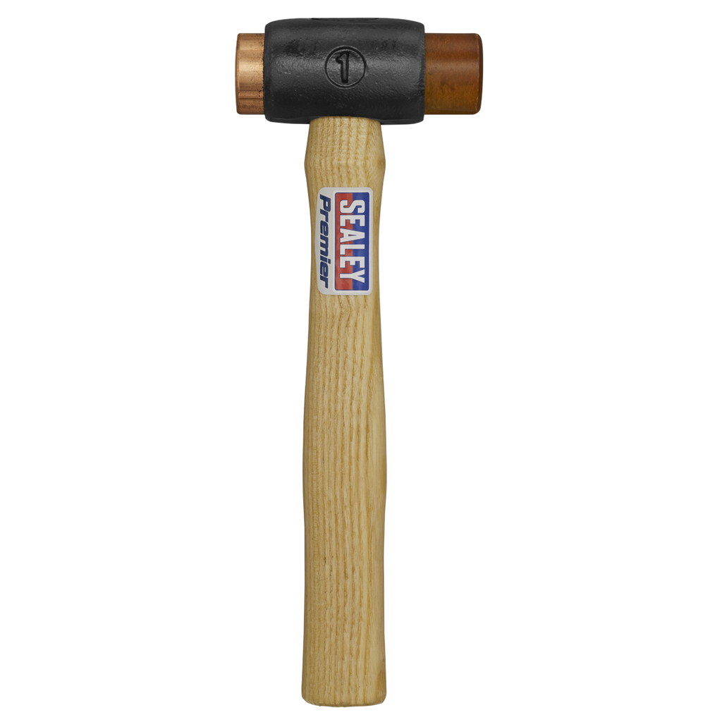 Copper/Rawhide Faced Hammer with Hickory Shaft 1.5lb CRF15