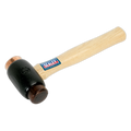 Copper/Rawhide Faced Hammer with Hickory Shaft 3.5lb CRF35