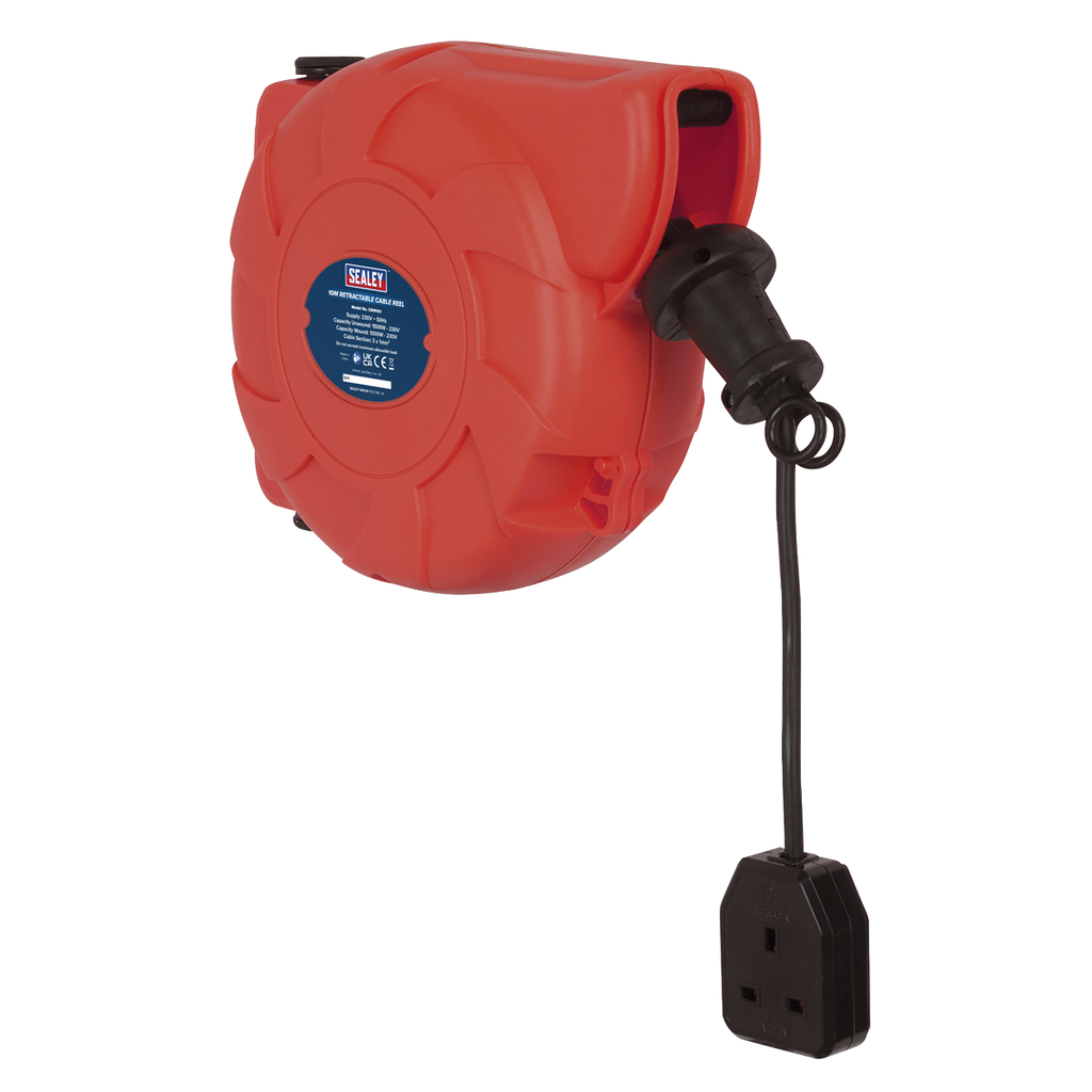 10m Retractable Cable Reel System 1 x 230V CRM101