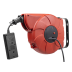 10m Retractable Cable Reel 2 x 230V CRM10