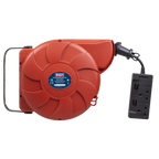 10m Retractable Cable Reel 2 x 230V CRM10