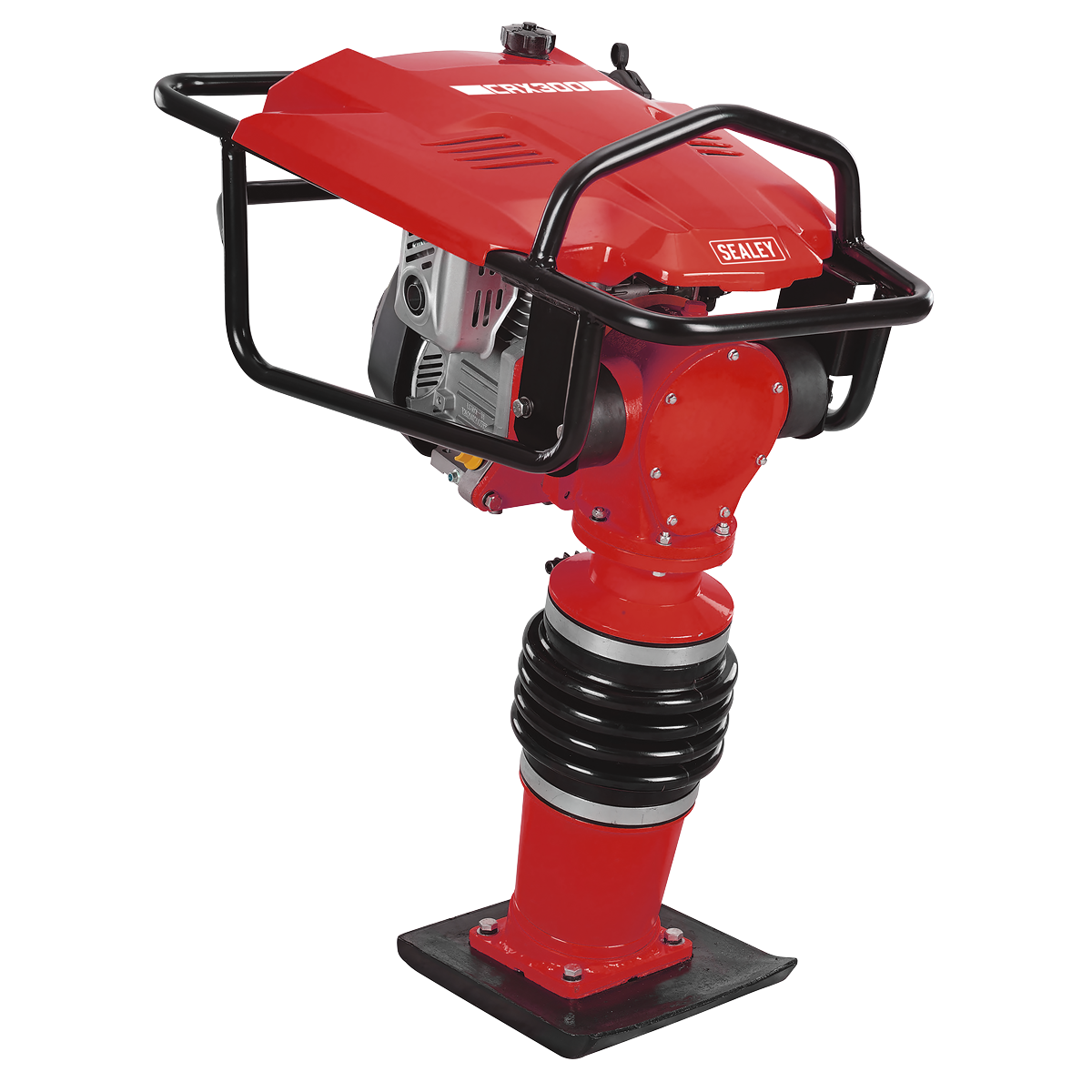 Petrol Tamping Rammer with Wheel Kit 3.2kW CRX300
