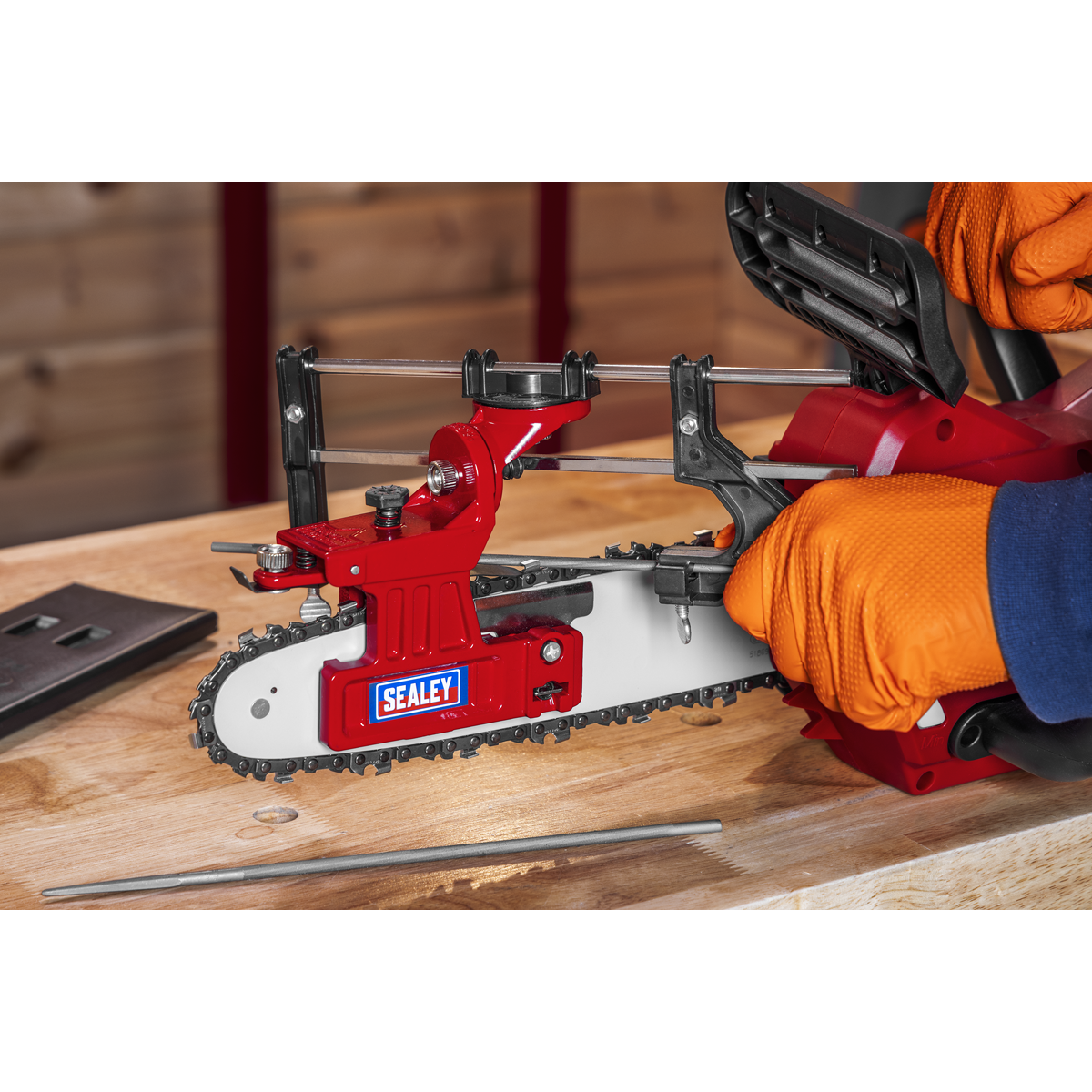 Bar Mounted Chainsaw Chain Sharpening Guide CS02