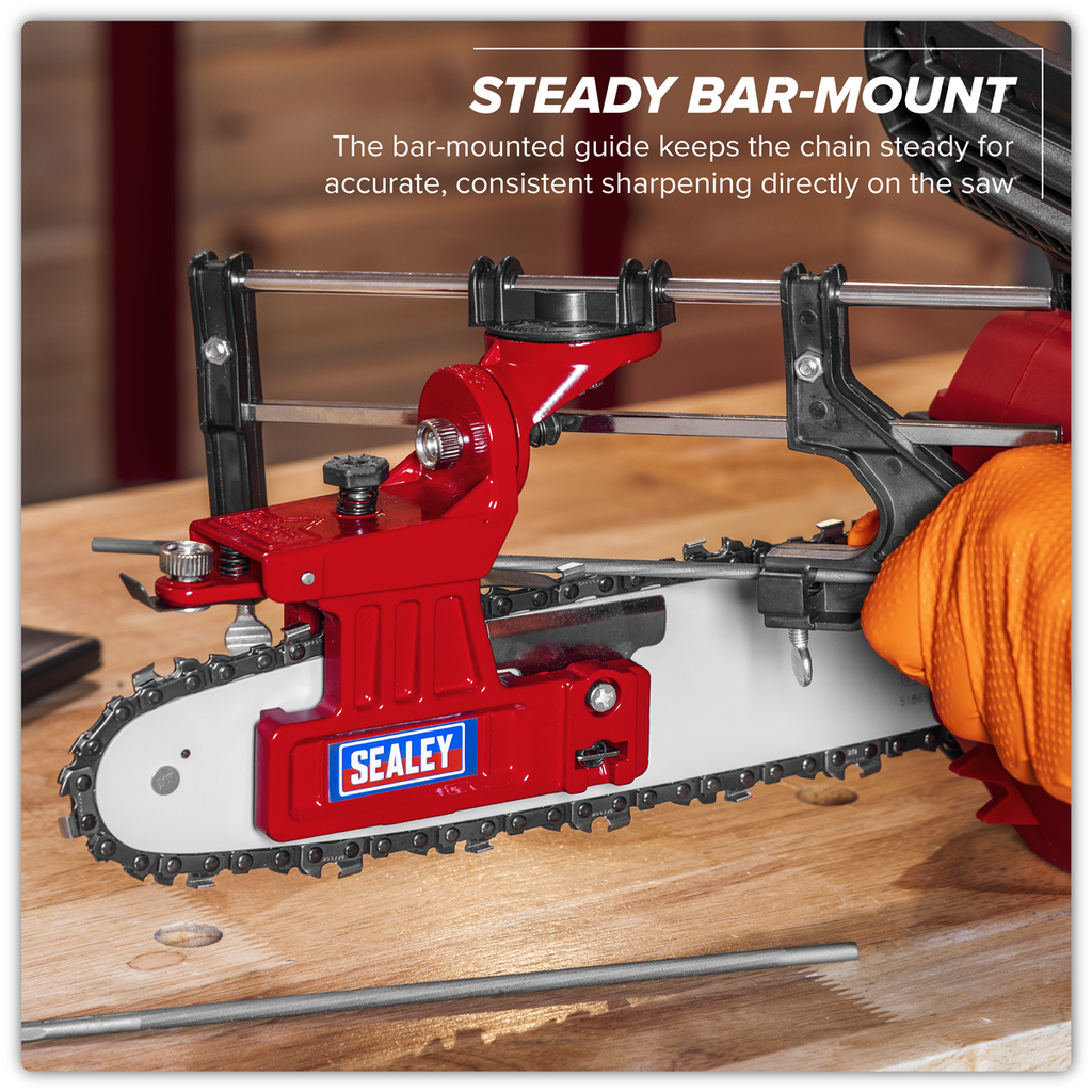 Bar Mounted Chainsaw Chain Sharpening Guide CS02