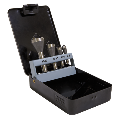 90° Slotted Deburring Countersink Drill Bit Set 4pc CSSET4O