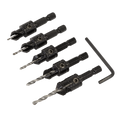Countersink Drill Bit Set 5pc CSSET5