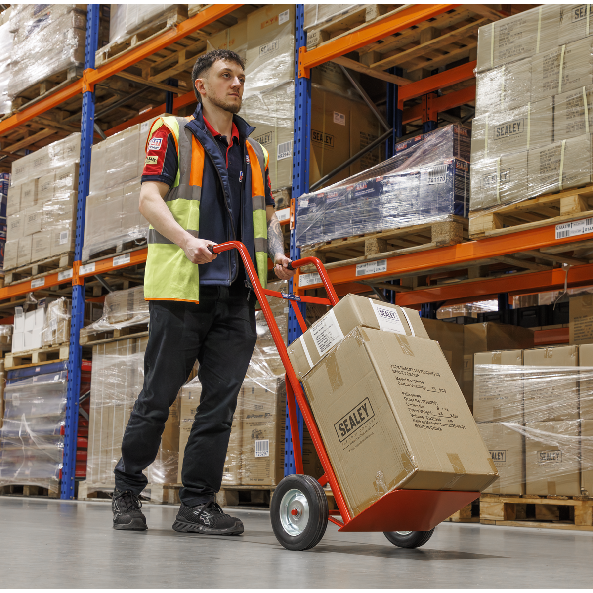 Sack Truck with Solid Tyres 150kg Capacity CST983