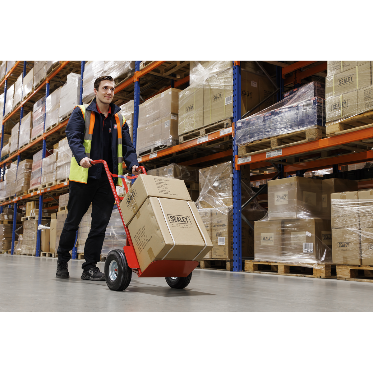 Sack Truck with Pneumatic Tyres 200kg Capacity CST986