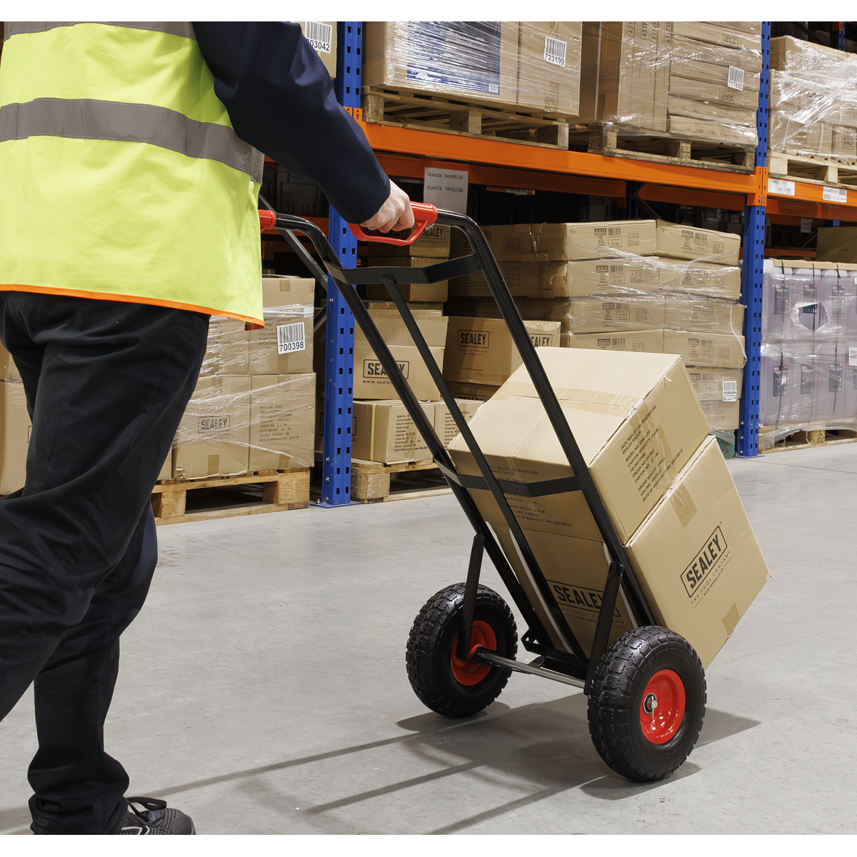 Heavy-Duty Sack Truck with PU Tyres 250kg Capacity CST987HD