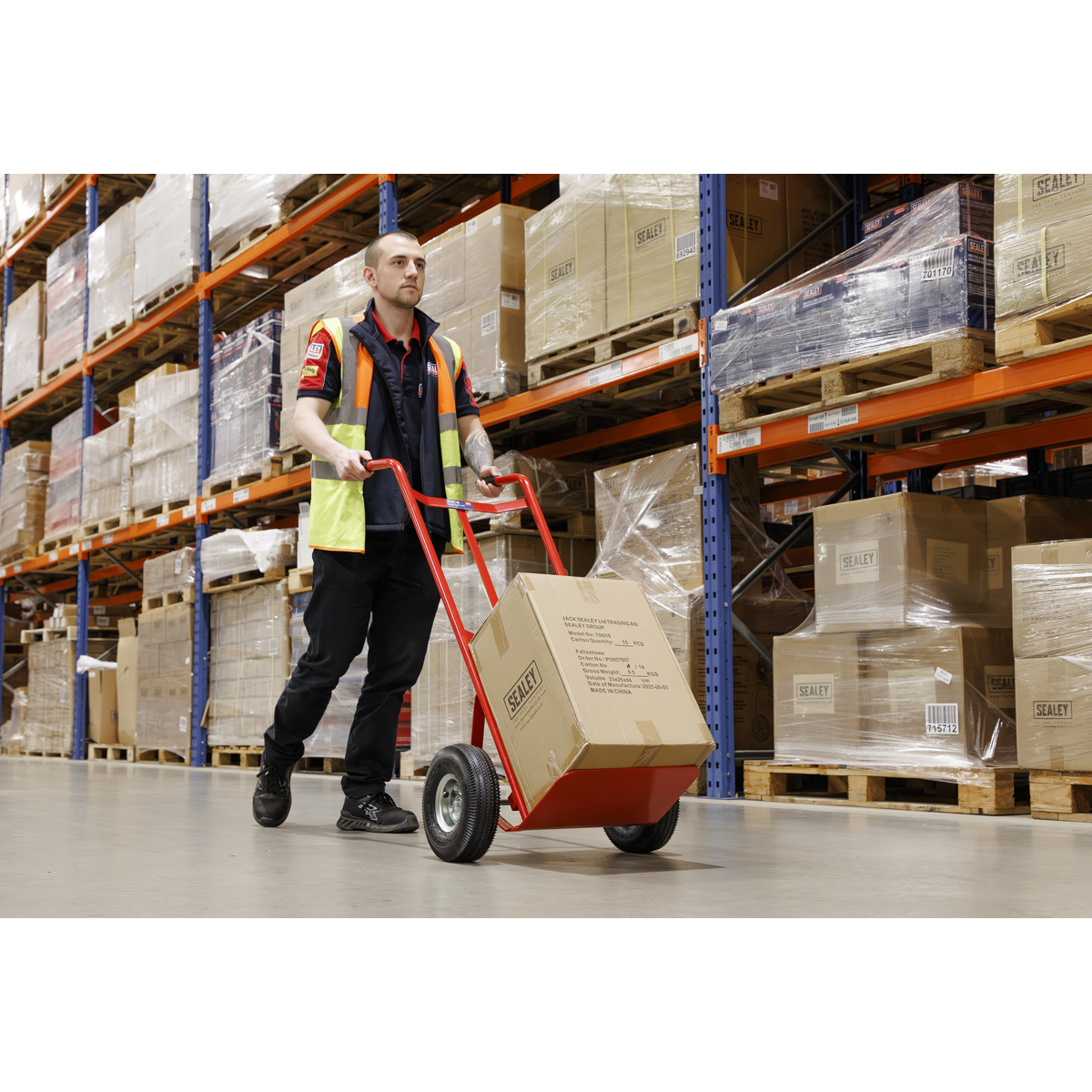 Sack Truck with Pneumatic Tyres 200kg Capacity CST987