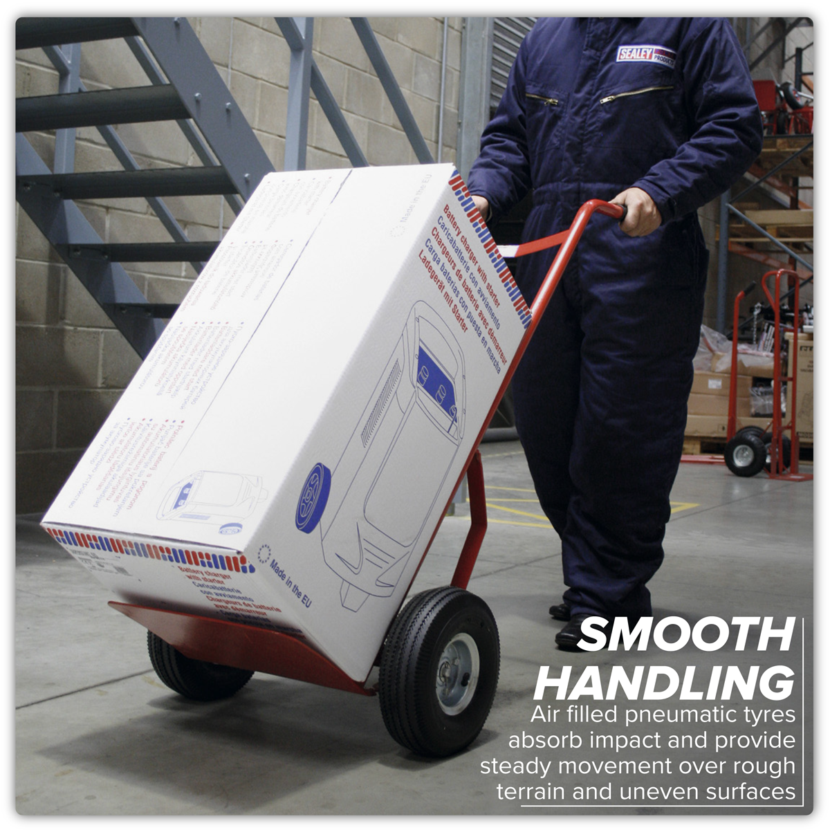 Sack Truck with Pneumatic Tyres 200kg Capacity CST987