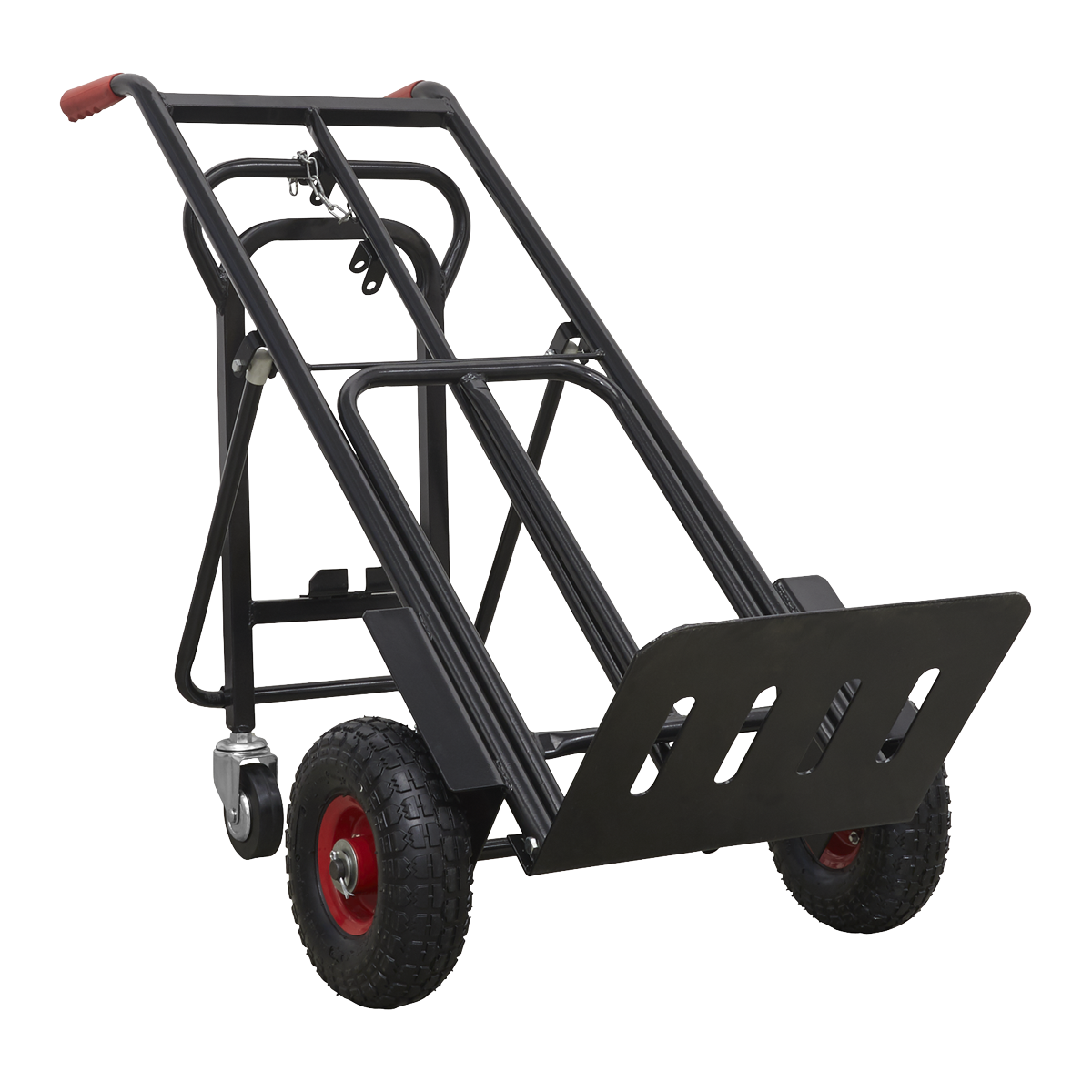 Heavy-Duty 3-in-1 Sack Truck with PU Tyres 300kg Capacity CST989HD
