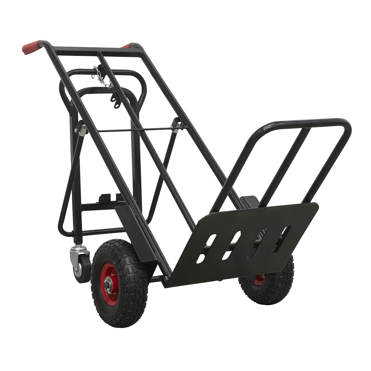 Heavy-Duty 3-in-1 Sack Truck with PU Tyres 300kg Capacity CST989HD