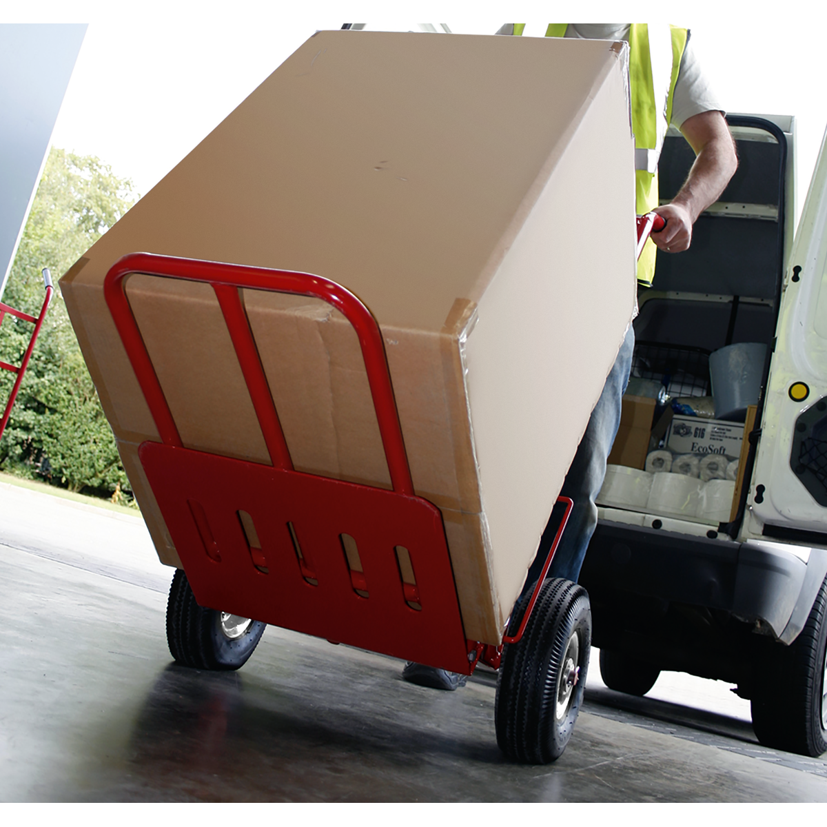 Folding Sack Truck with Pneumatic Tyres 250kg Capacity CST990