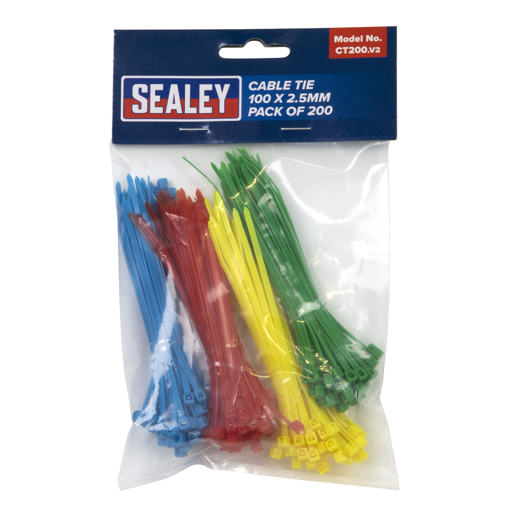 Cable Tie Assortment 100 x 2.5mm - Pack of 200 CT200