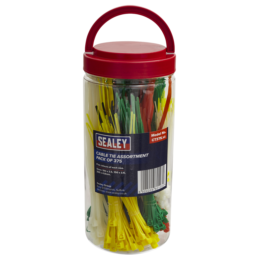 Cable Tie Assortment - Pack of 375 CT375