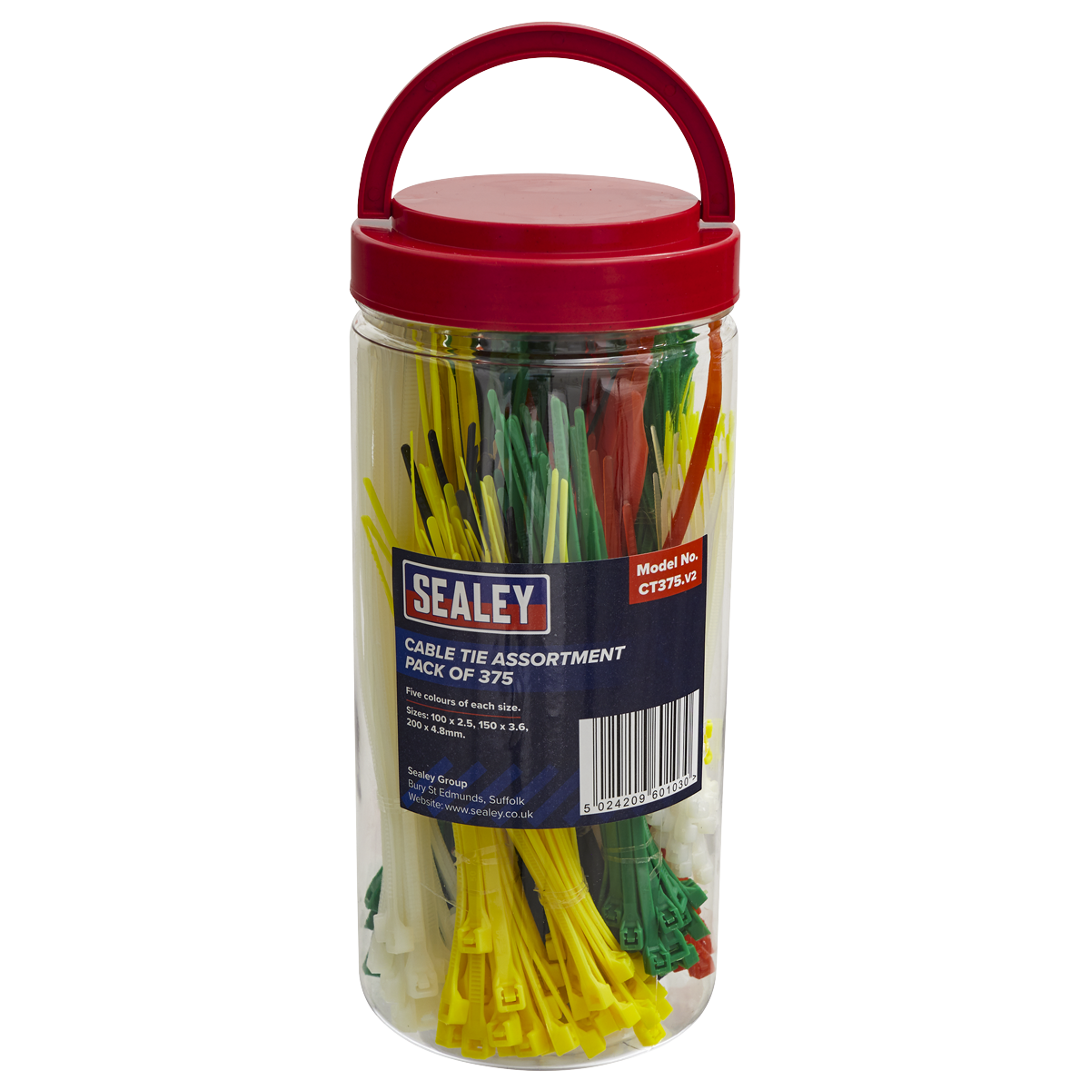 Cable Tie Assortment - Pack of 375 CT375