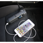 Compact Rechargeable Tyre Inflator & Power Bank with Worklight CTI120