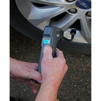 Compact Rechargeable Tyre Inflator & Power Bank with Worklight CTI120