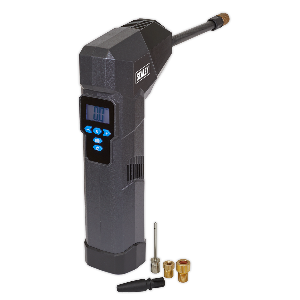 Compact Rechargeable Tyre Inflator & Power Bank with Worklight CTI120