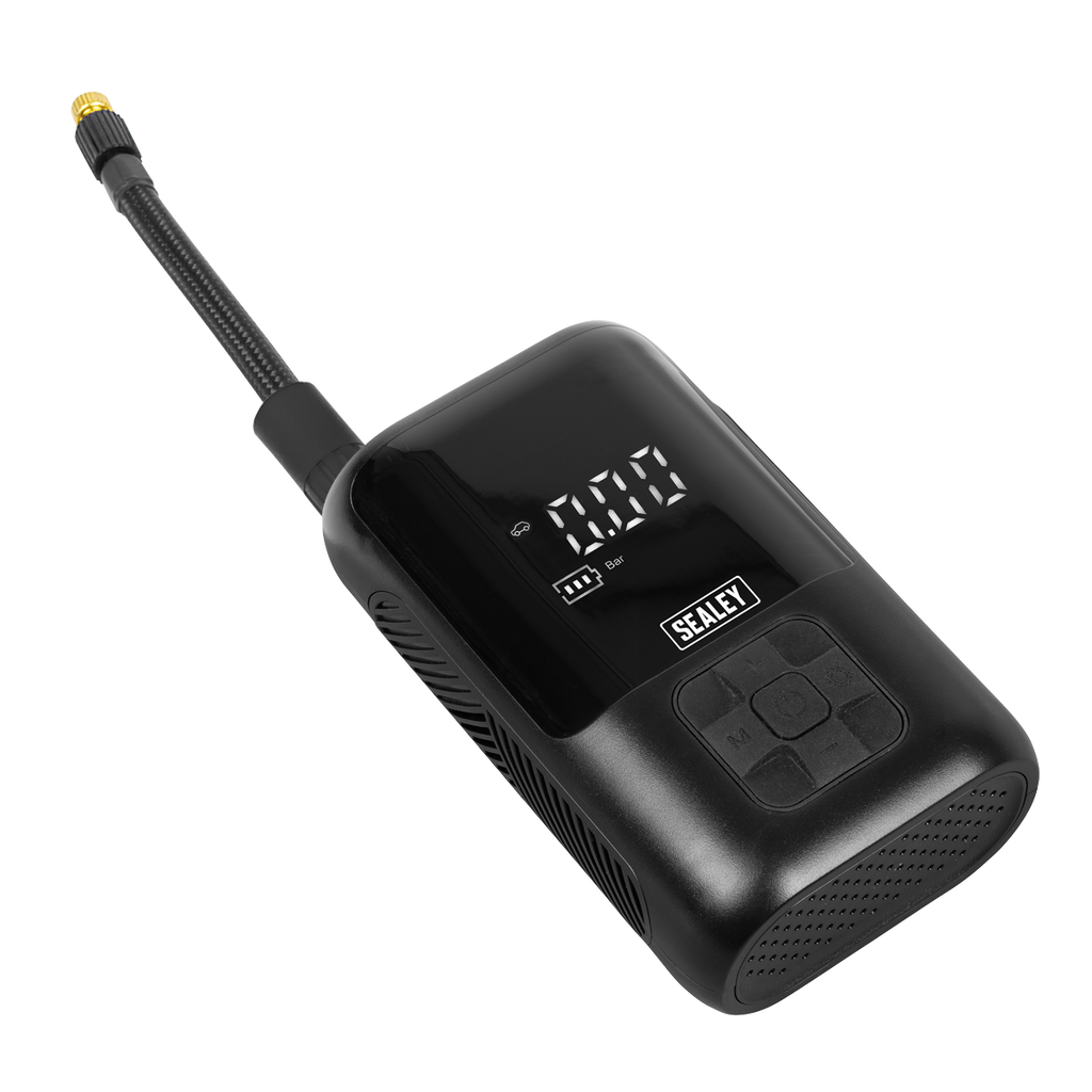 Rechargeable Tyre Inflator & Power Bank with Worklight CTI130