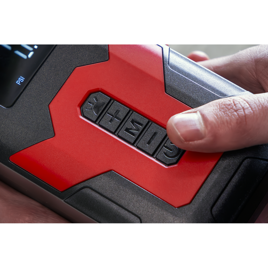 Rechargeable Tyre Inflator & Power Bank with Worklight 12V CTI140