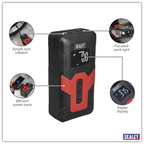 Rechargeable Tyre Inflator & Power Bank with Worklight 12V CTI140