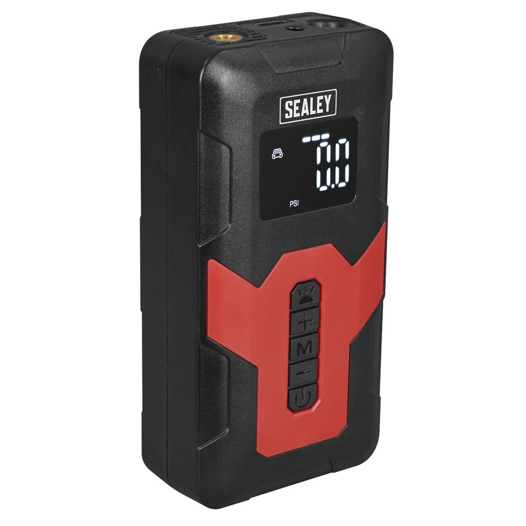 Rechargeable Tyre Inflator & Power Bank with Worklight 12V CTI140