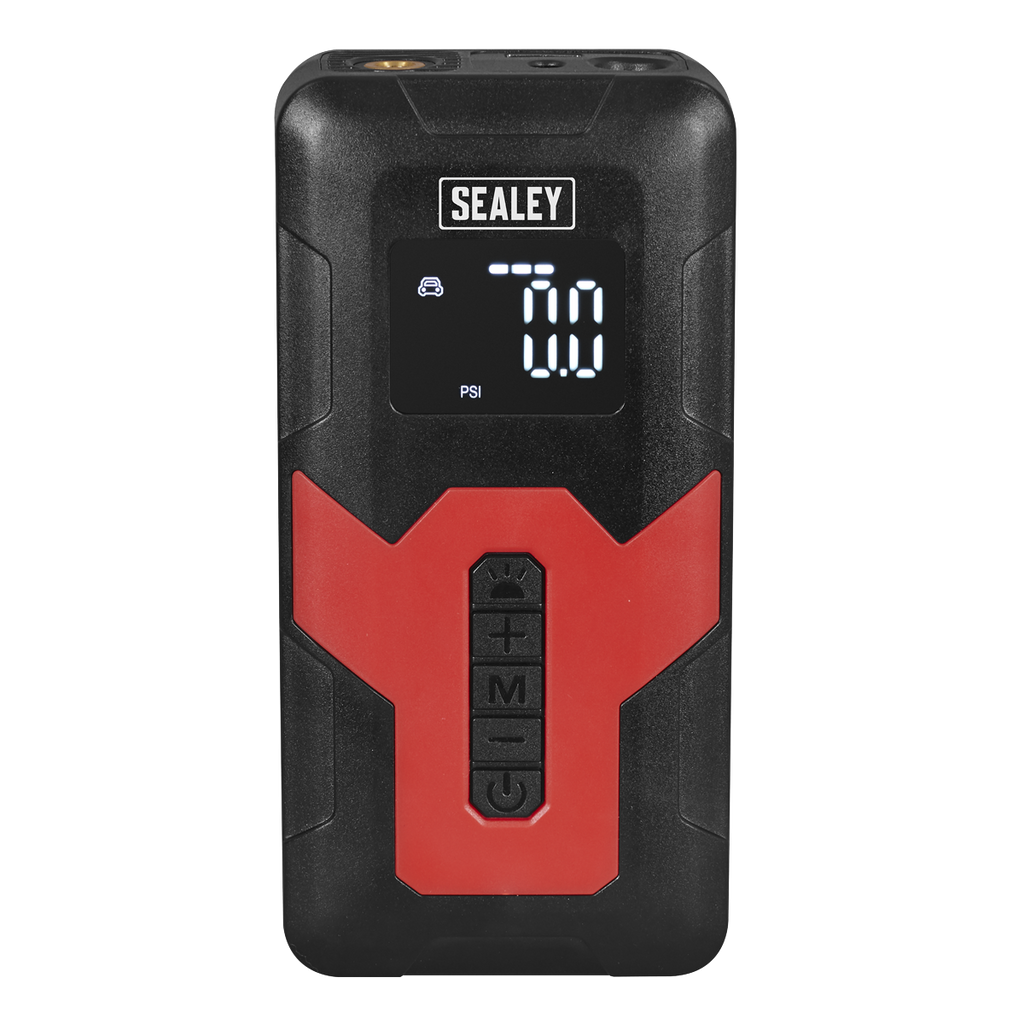 Rechargeable Tyre Inflator & Power Bank with Worklight 12V CTI140