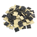 Self-Adhesive Cable Tie Mount 30 x 30mm, Black - Pack of 100 CTM3030B