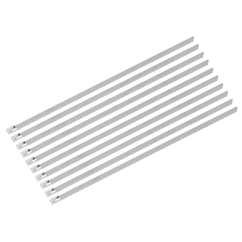 300mm x 7.9mm Stainless Steel Cable Tie - Pack of 100 CTSS379