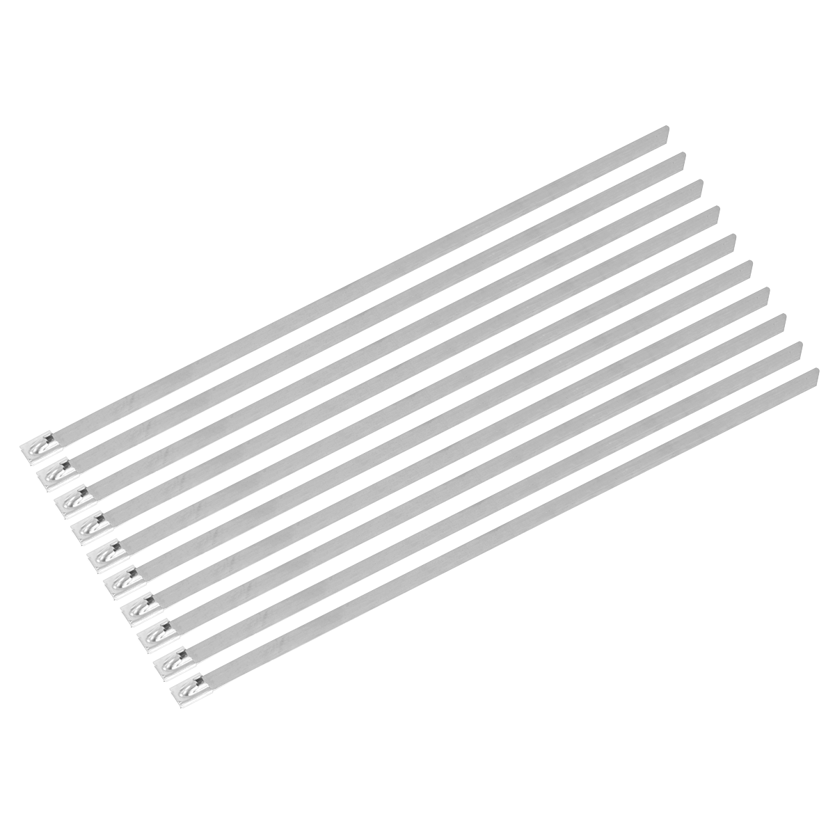300mm x 7.9mm Stainless Steel Cable Tie - Pack of 100 CTSS379