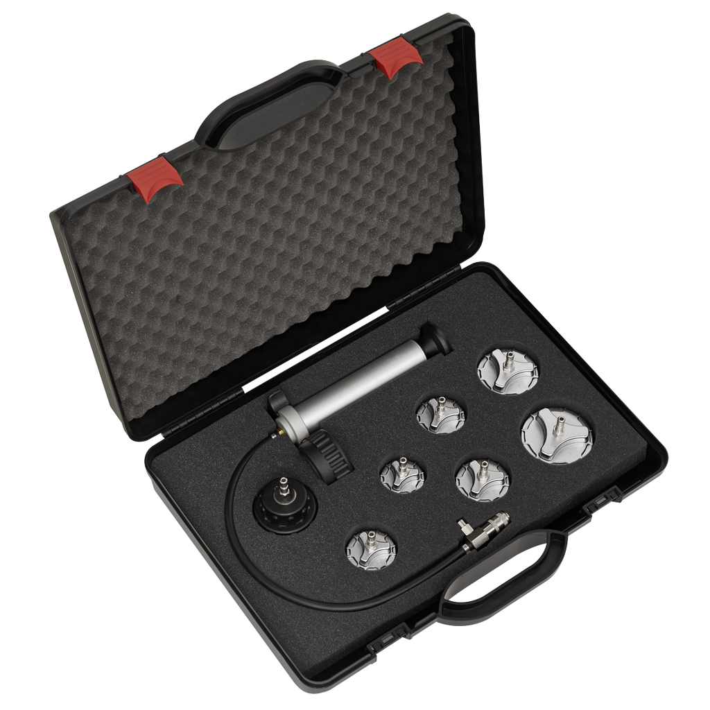 Commercial Cooling System Pressure Test Kit 7pc CV0011