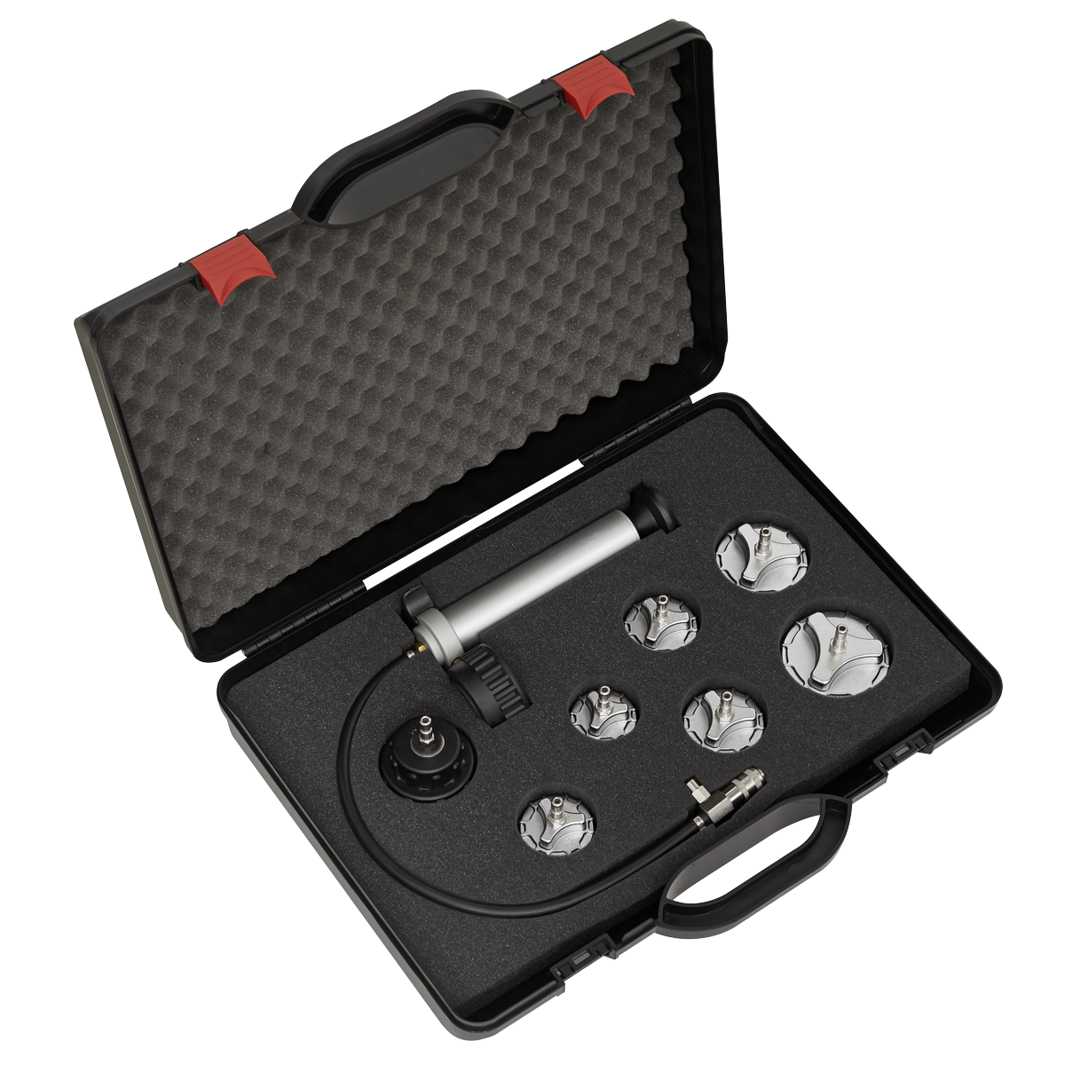 Commercial Cooling System Pressure Test Kit 7pc CV0011