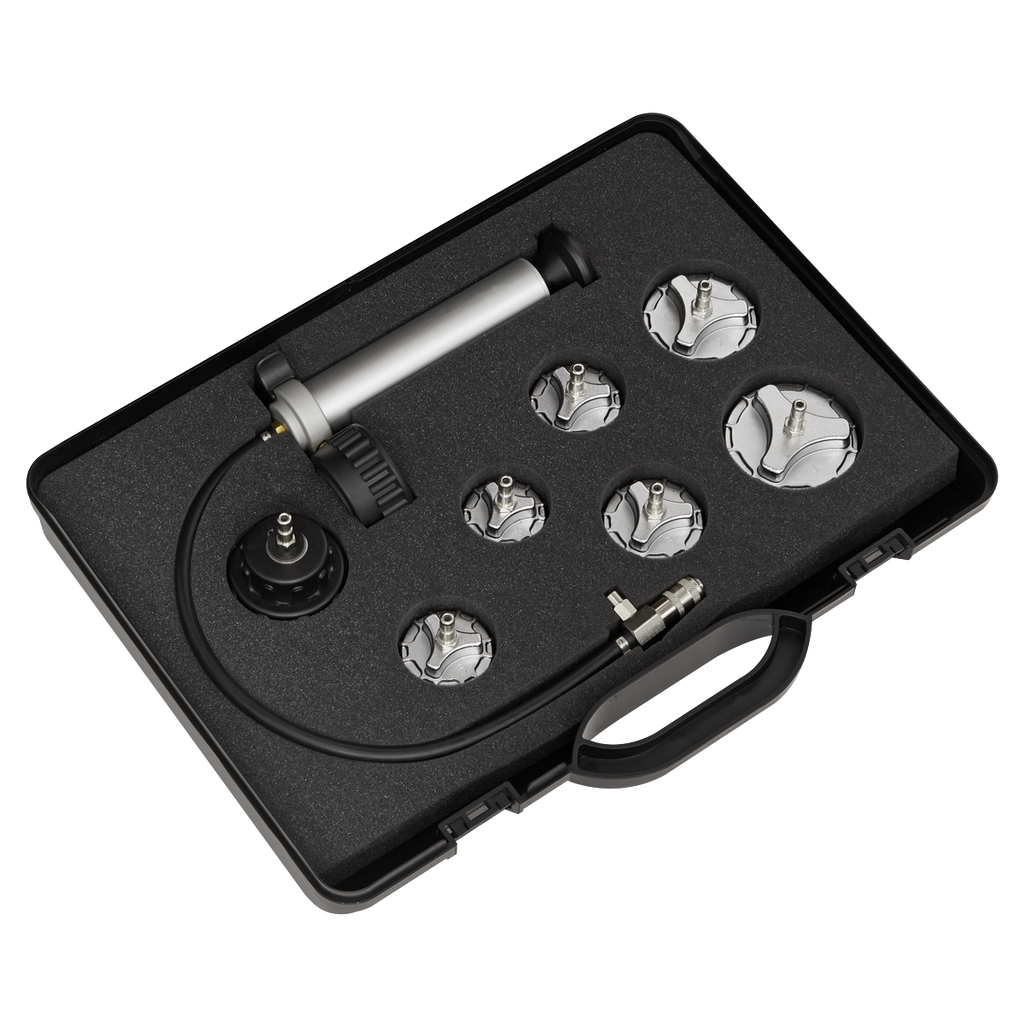 Commercial Cooling System Pressure Test Kit 7pc CV0011
