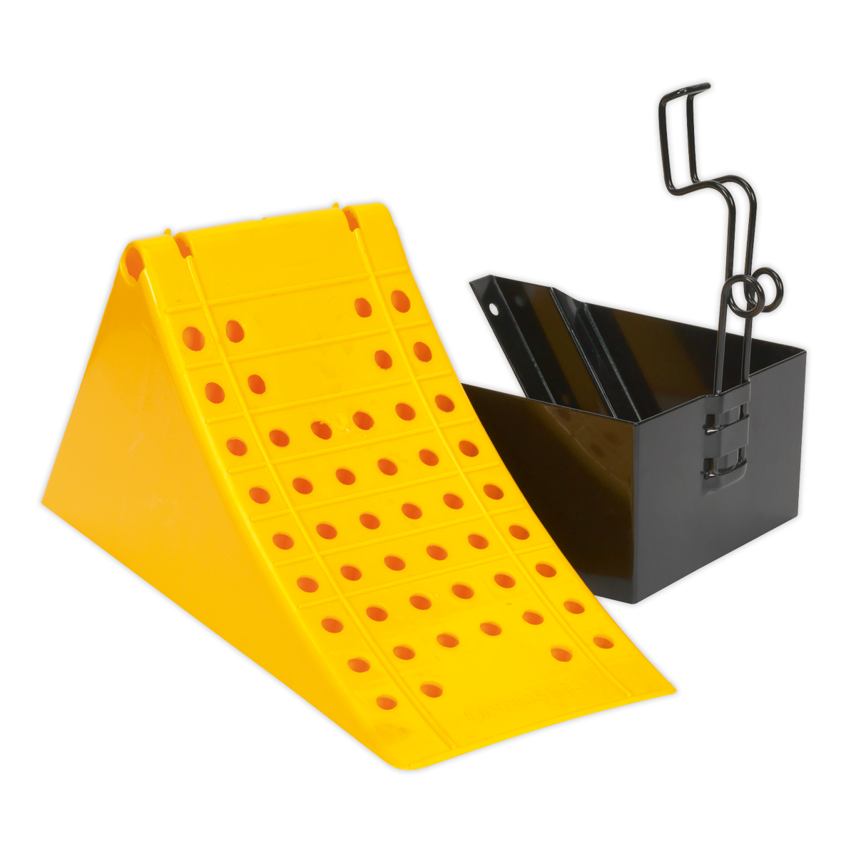 Commercial Wheel Chock with Bracket CV127