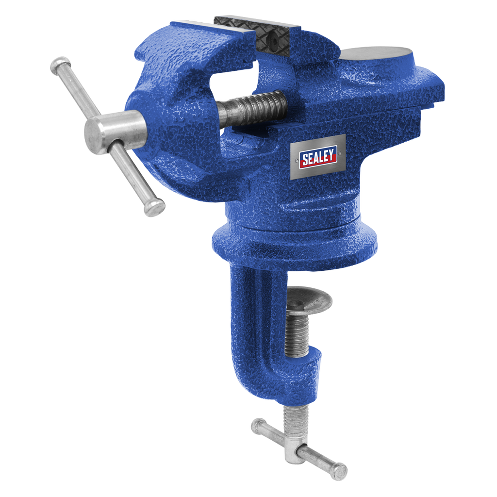 Portable Bench & Table Vice with 360° Swivel Base 50mm CV50