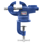 Portable Bench & Table Vice with 360° Swivel Base 50mm CV50