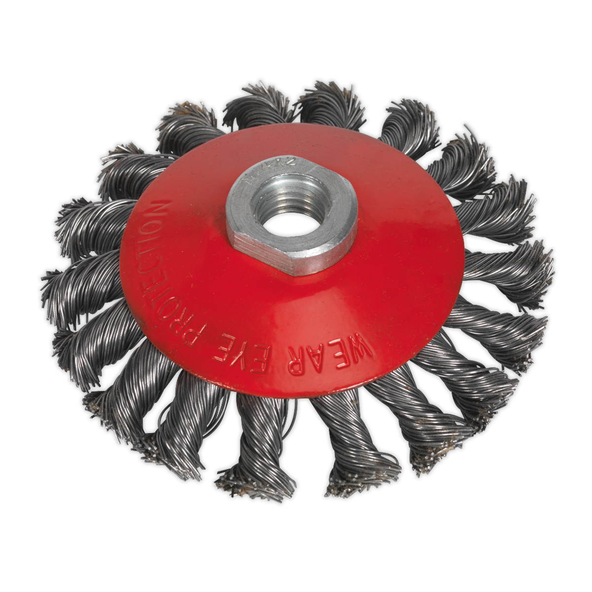 100mm Conical Wire Brush M14 x 2mm CWB101