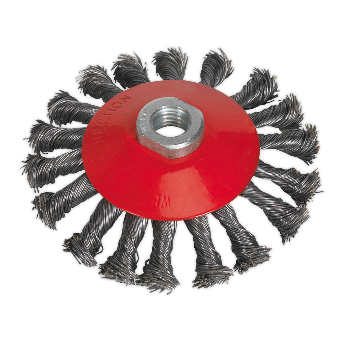 115mm Conical Wire Brush M14 x 2mm CWB115