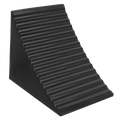 Heavy-Duty Rubber Wheel Chock - Single CWC01