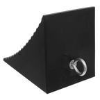 Heavy-Duty Rubber Wheel Chock - Single CWC01
