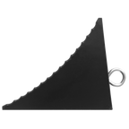 Heavy-Duty Rubber Wheel Chock - Single CWC01