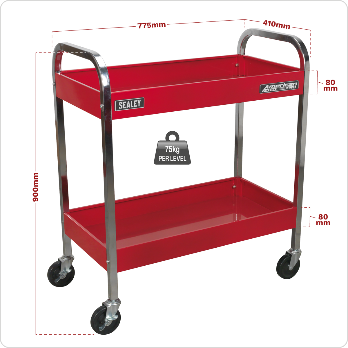 Heavy-Duty Trolley 2-Level CX102